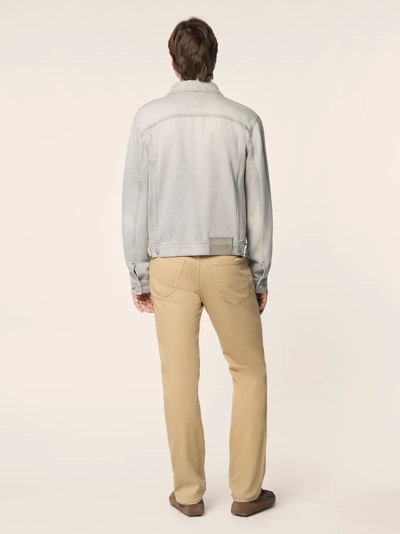 Trucker Jacket in Cotton and Lyocell Denim