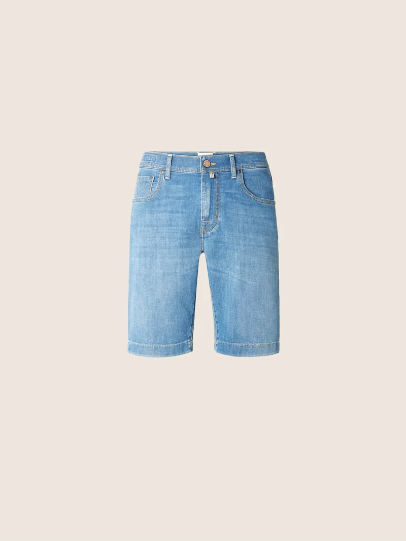 Nicolas – Bermudas in power stretch denim