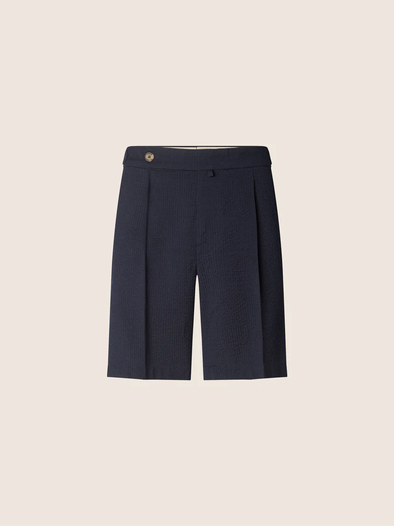 Ollie – Bermuda in wool Seersucker Vitale Barberis Canonico