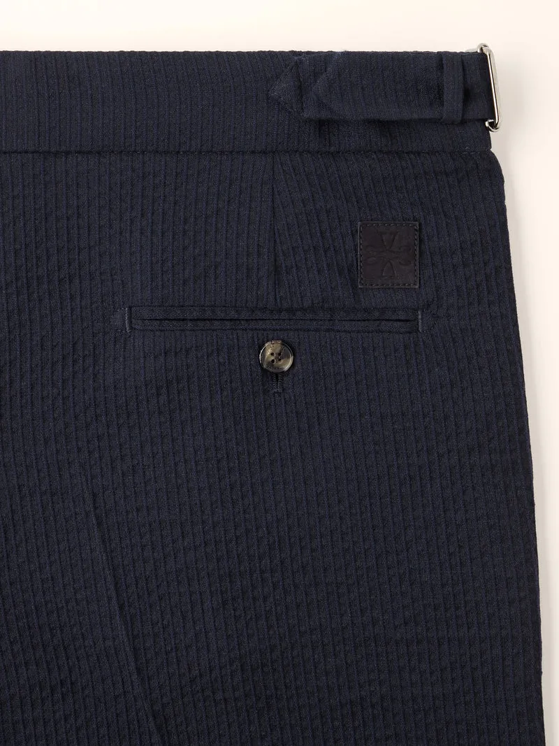 Ollie – Bermuda in wool Seersucker Vitale Barberis Canonico