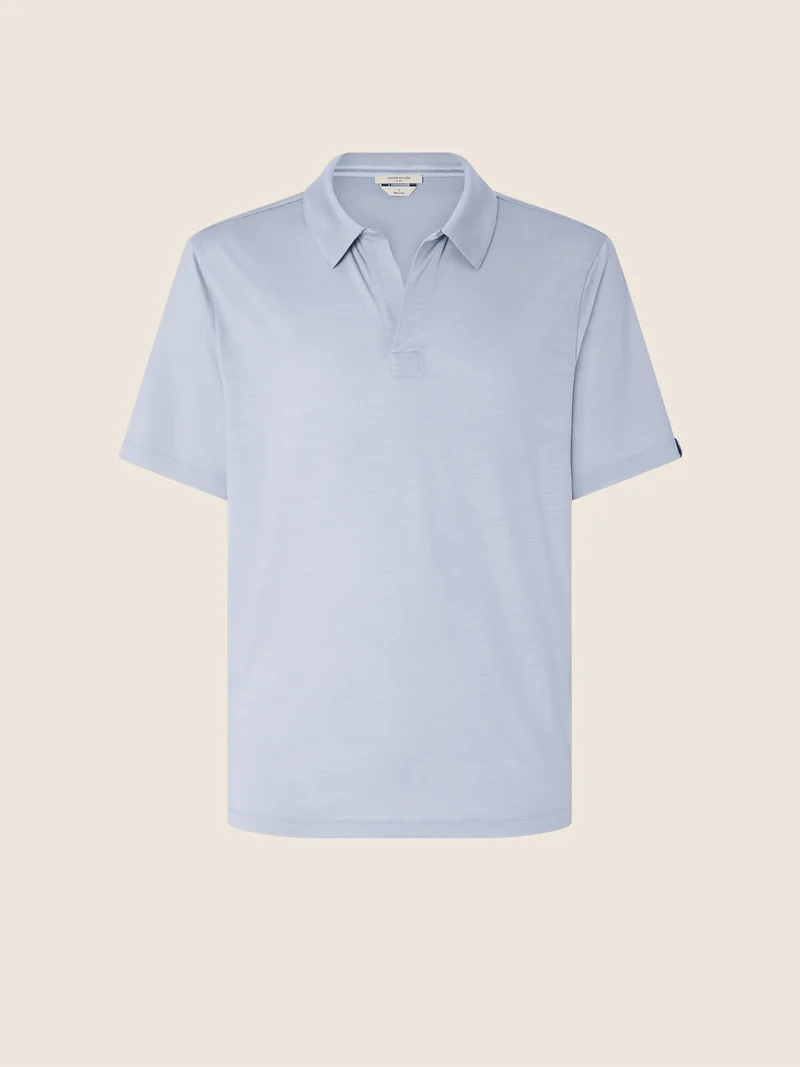 Wool-Cashmere Jersey Polo