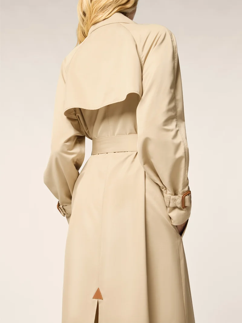 Technical Wool Gabardine Trench Coat