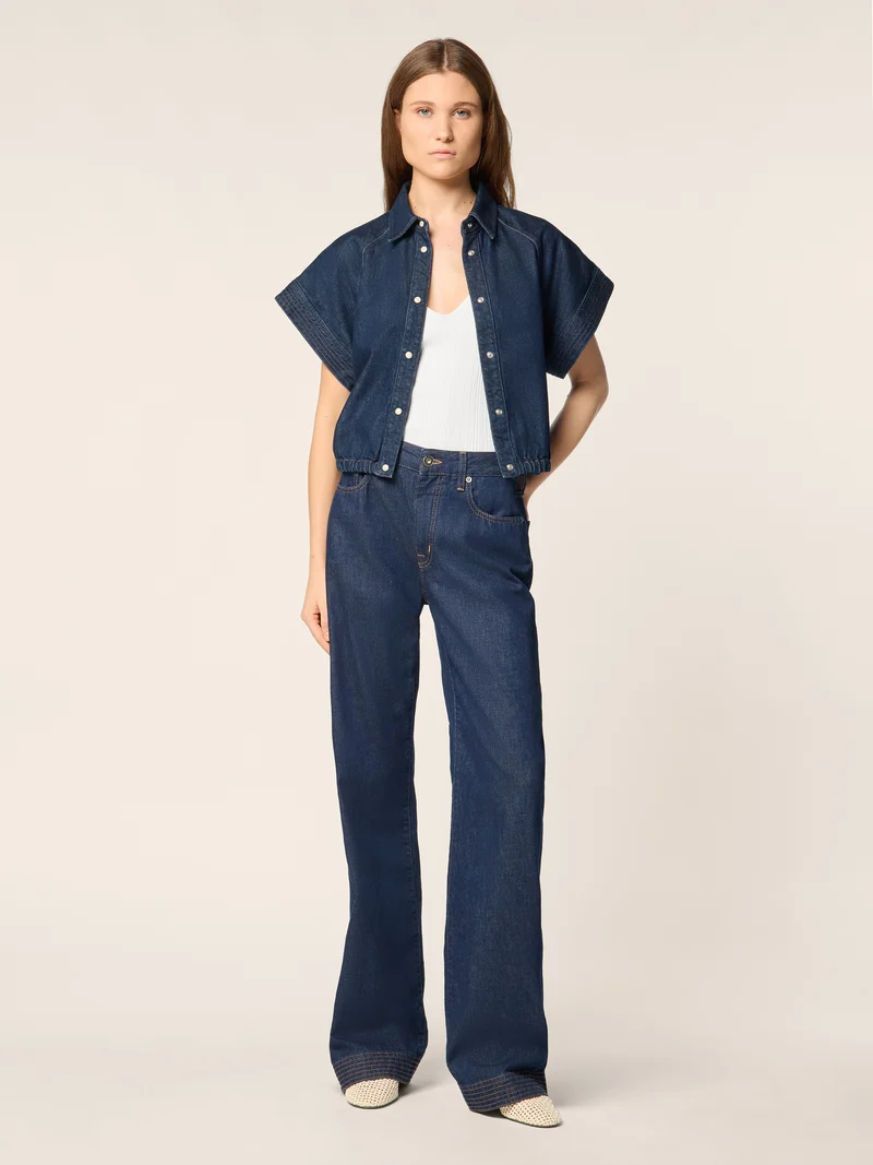 Cotton Denim Shirt