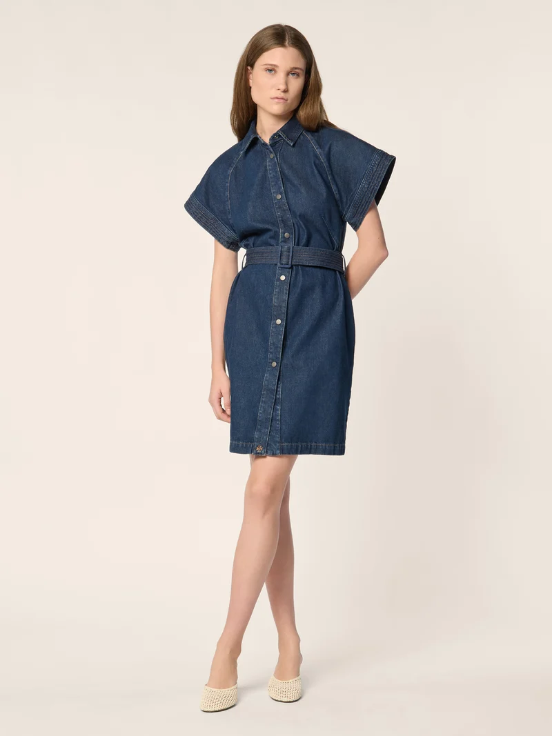Cotton Denim Dress
