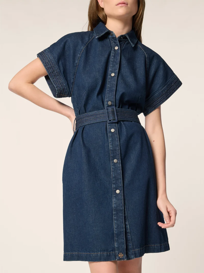 Cotton Denim Dress