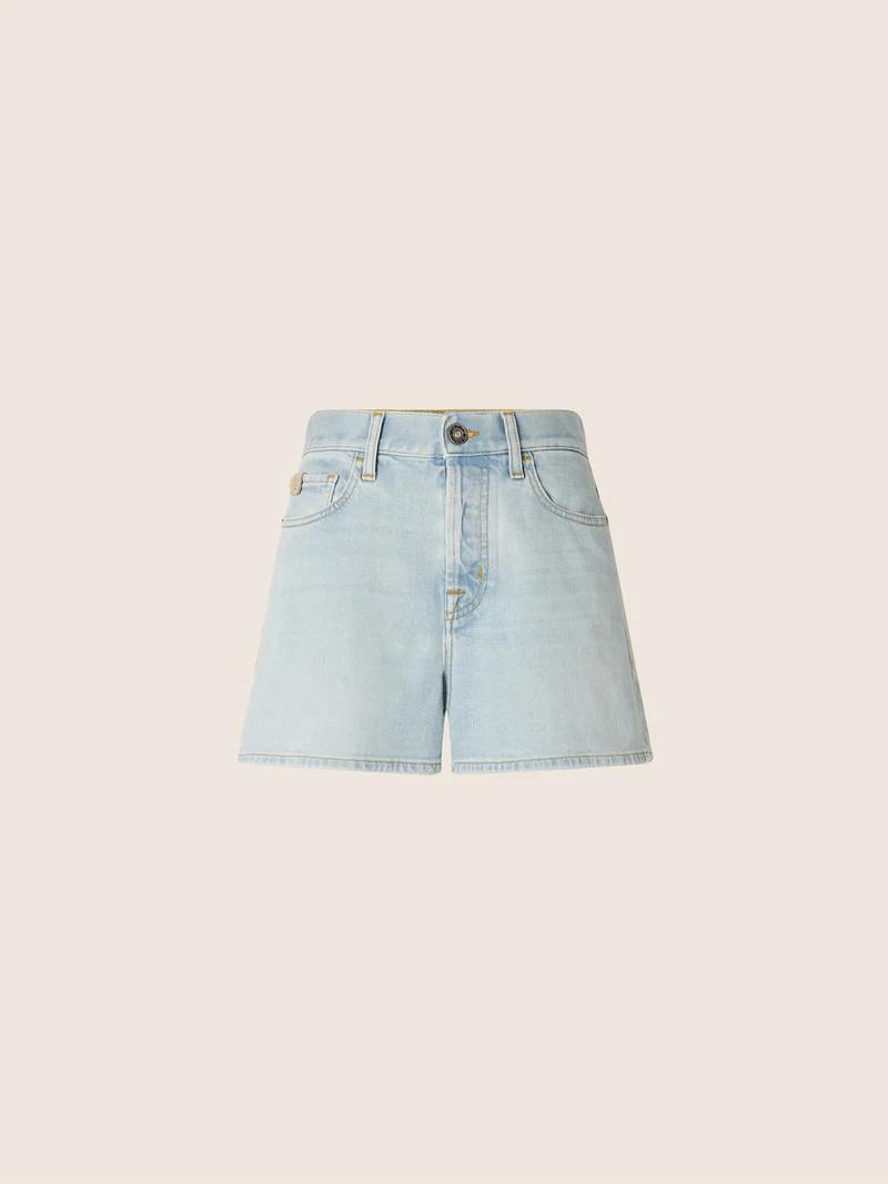 Britney - Comfort Cotton-Lyocell Denim Shorts