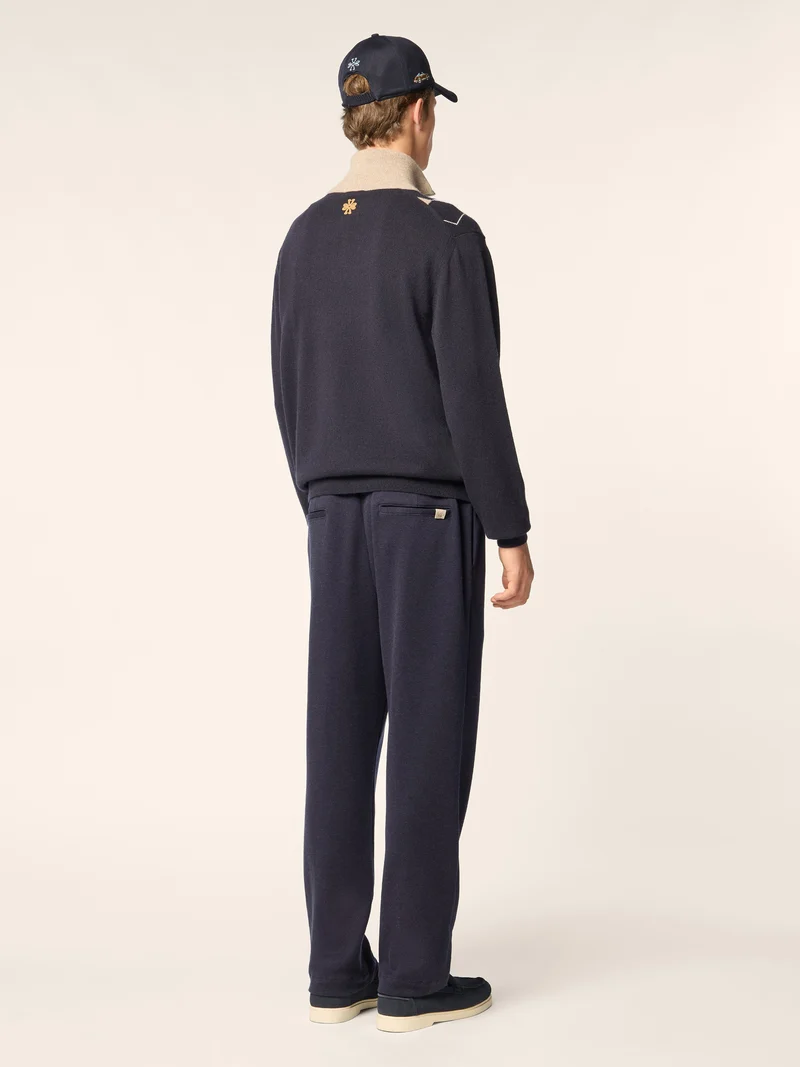 Jacquard Cashmere Sweater