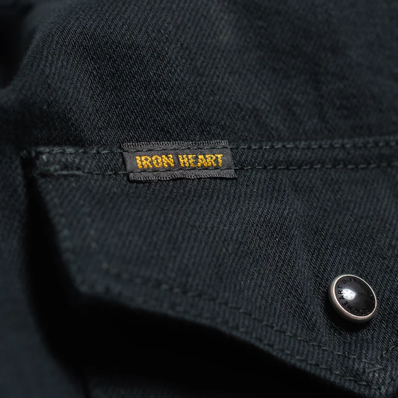 IHSH-218-BLK 12 oz. Western Shirt "The Johnny Cash III" Black