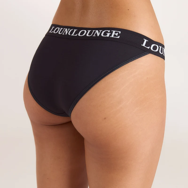 Bamboo Triangle Slip - Ganz Schwarz