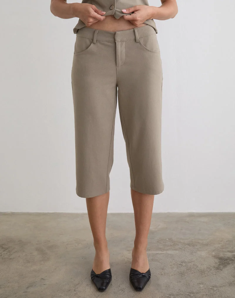 Tunian Capri-Hose in Tailoring Light Taupe