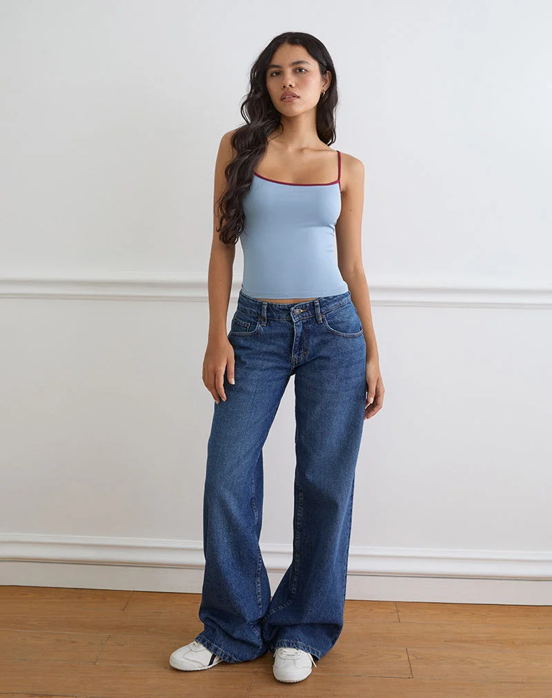 Jasila Weste in Blau