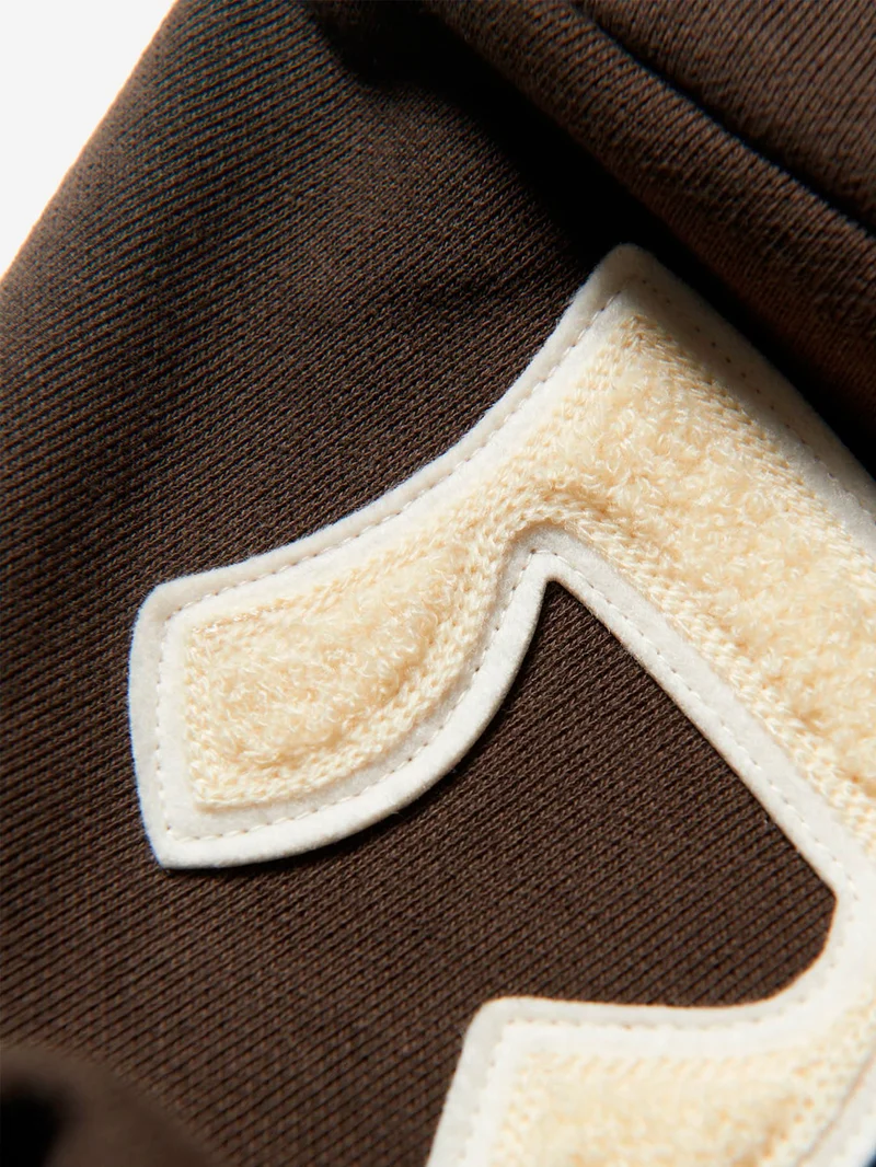 Hoodie marrone Chenille