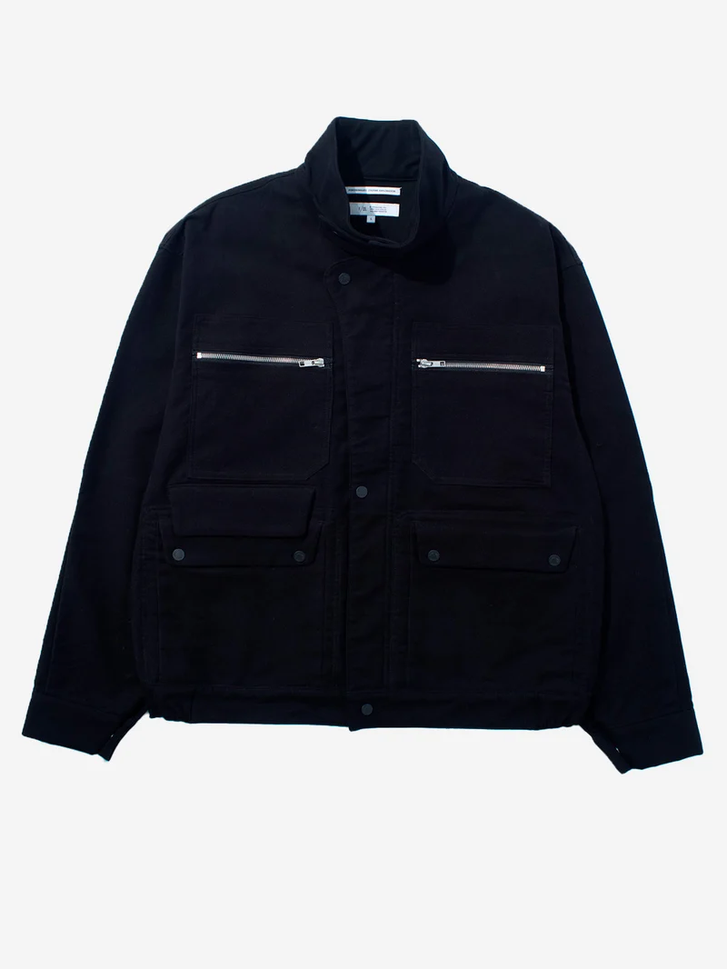 Giacca blouson in moleskin