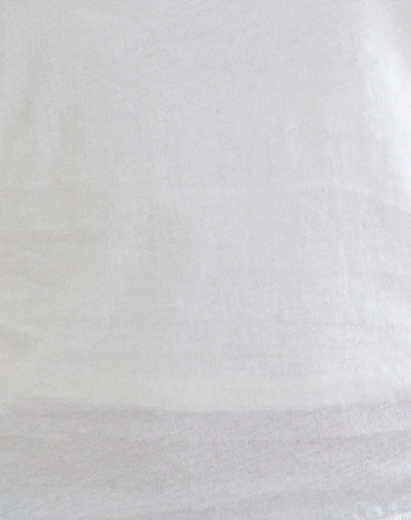 Levon Langarm-Oberteil aus Jersey in Off-White