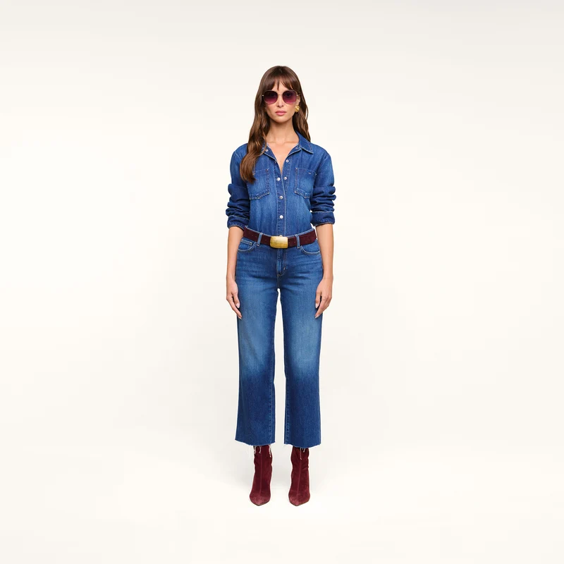 Wanda Cropped Wide-Leg Jean