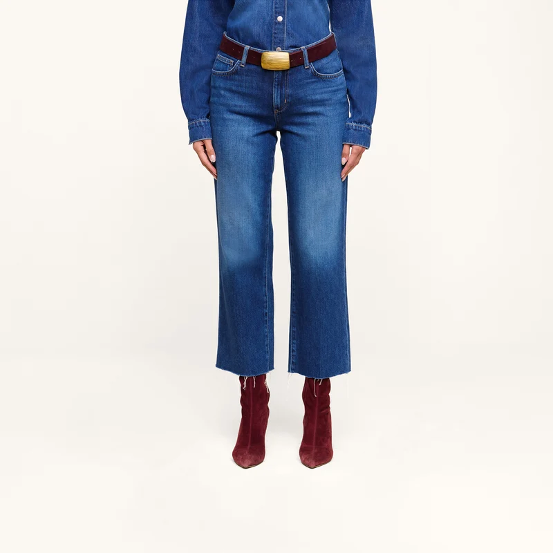 Wanda Cropped Wide-Leg Jean