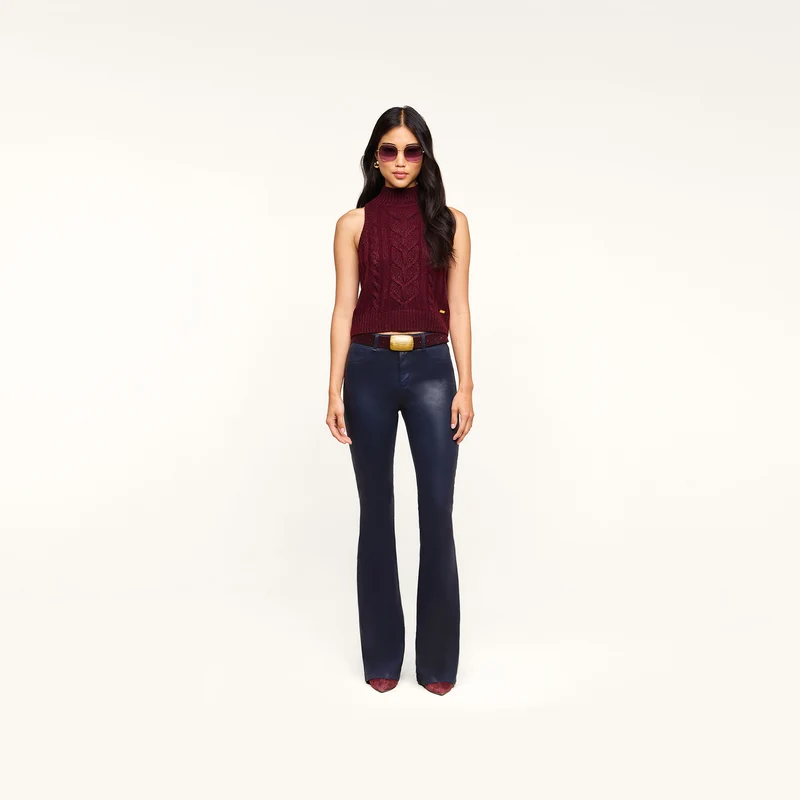 Marty Coated Flare Jean