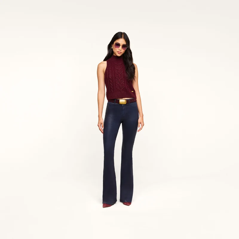 Marty Coated Flare Jean
