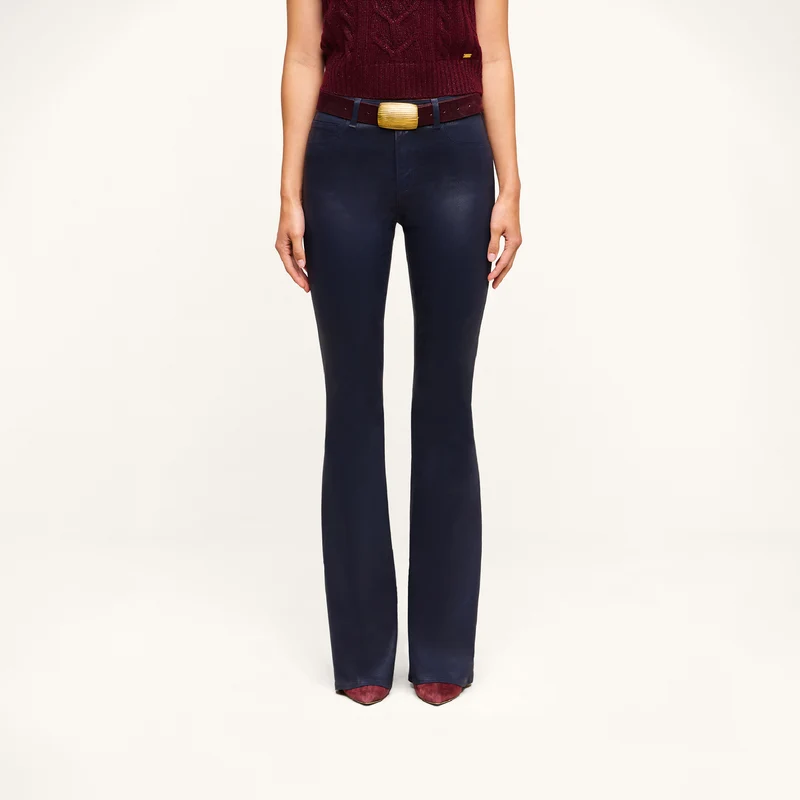 Marty Coated Flare Jean