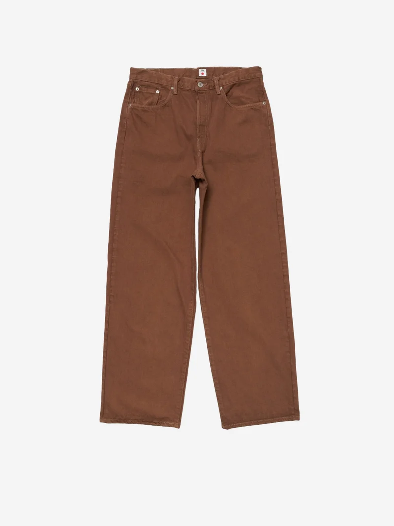 Jeans wide fit Japan marrone