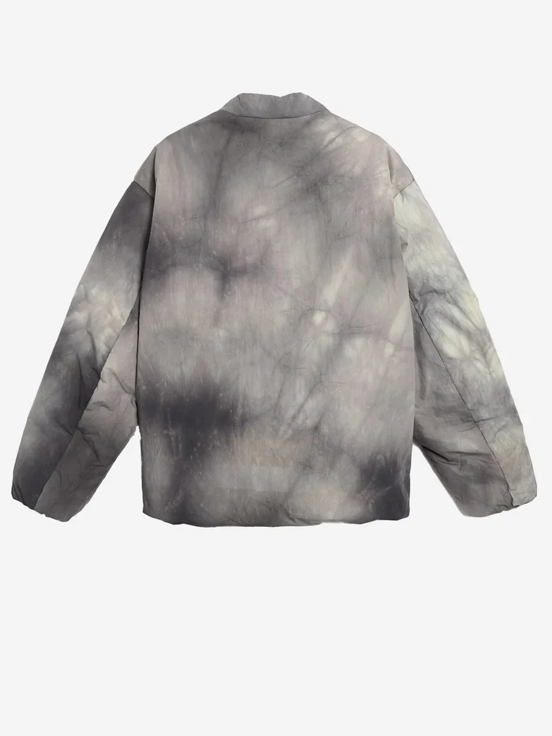 Piumino Shibori Dyeing grigio