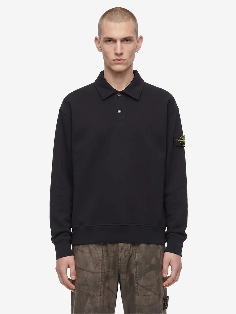 Felpa Tubular Cotton Fleece nera