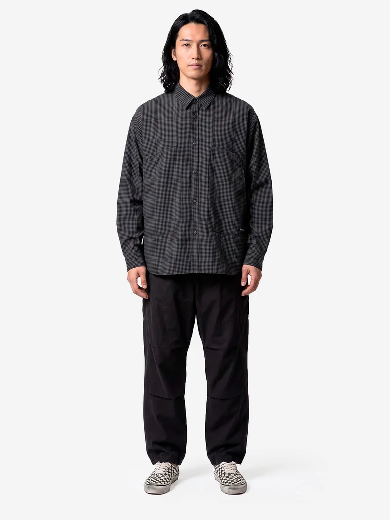 Pantaloni Pigment Washed andtracite
