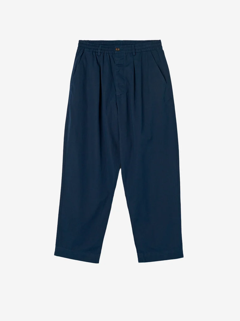 Pantaloni Oxford Micro Canvas blu