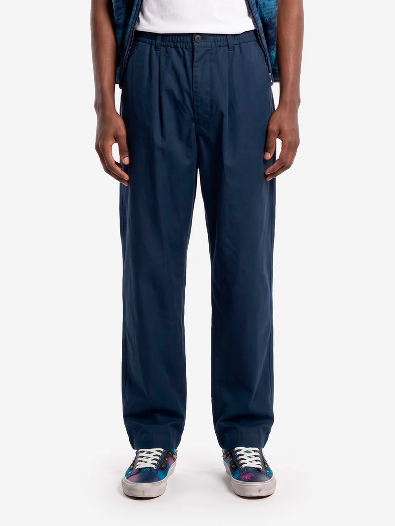 Pantaloni Oxford Micro Canvas blu