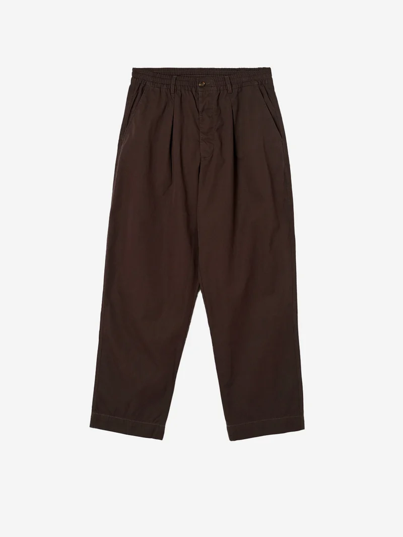 Pantaloni Oxford Micro Canvas marroni