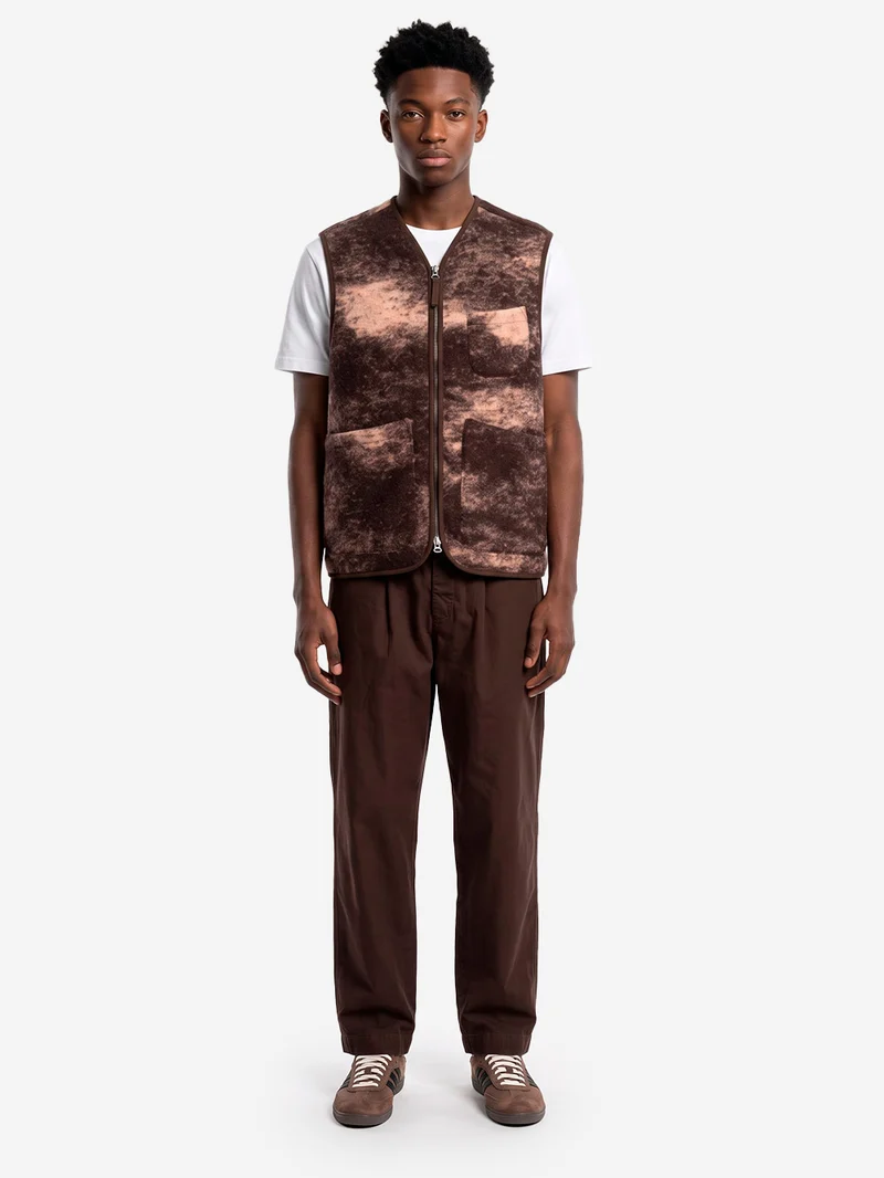 Pantaloni Oxford Micro Canvas marroni
