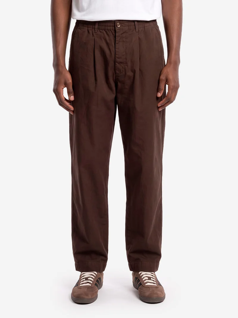 Pantaloni Oxford Micro Canvas marroni
