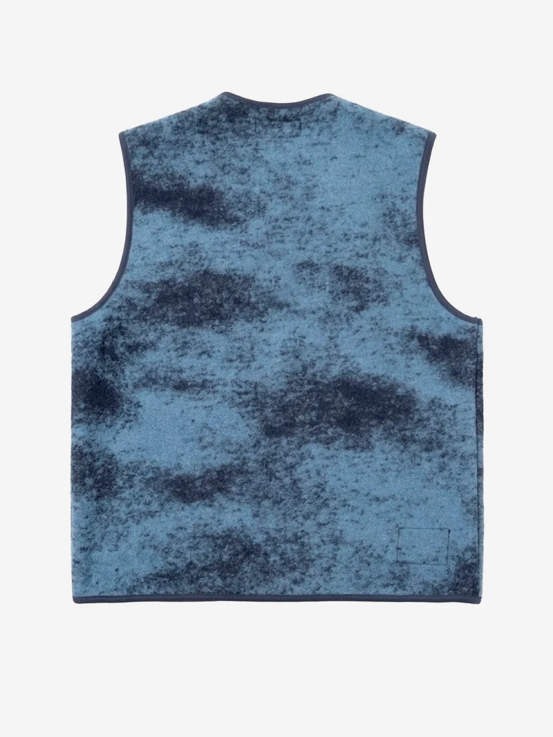 Gilet Cloud Camo Knit Zip blu