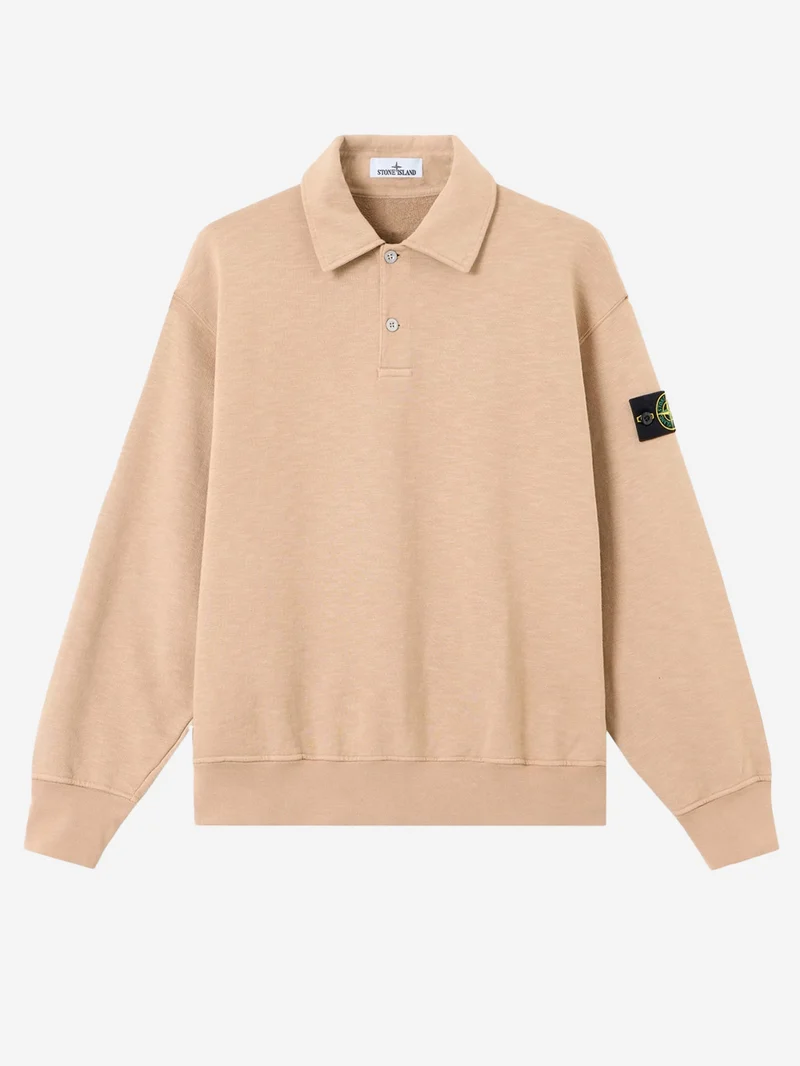 Felpa Tubular Cotton Fleece beige