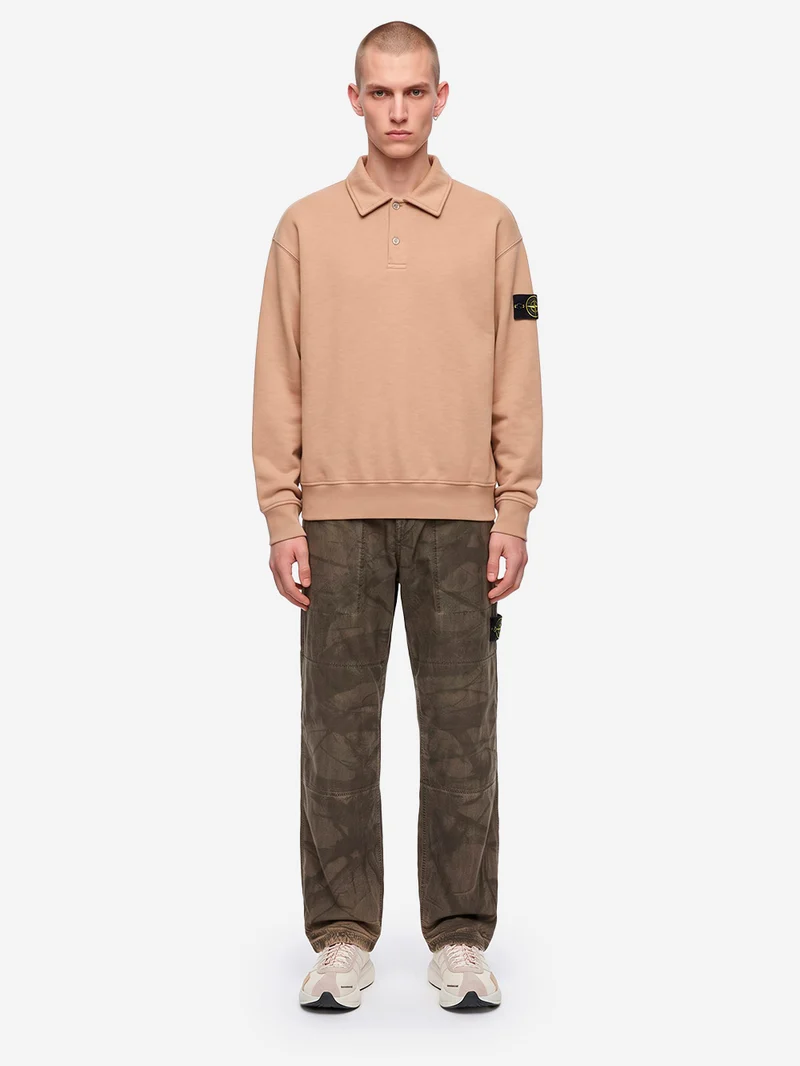 Felpa Tubular Cotton Fleece beige