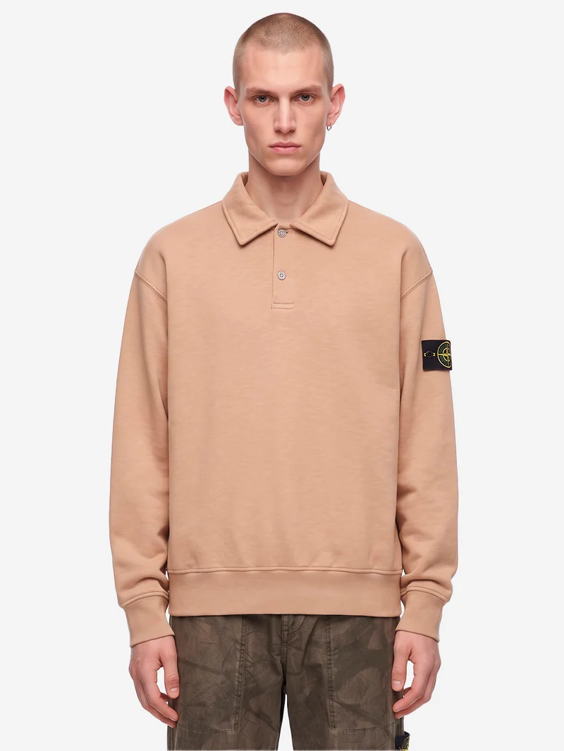 Felpa Tubular Cotton Fleece beige