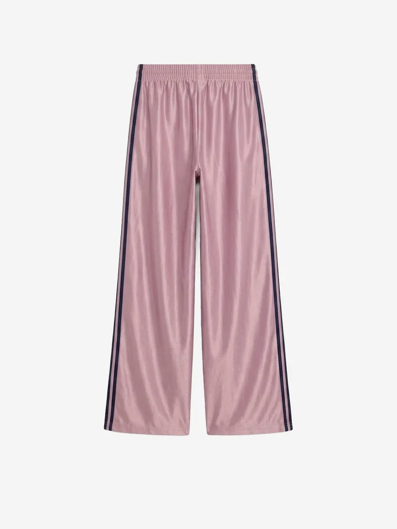 Pantaloni loose 'Firebird' rosa con stripes nere