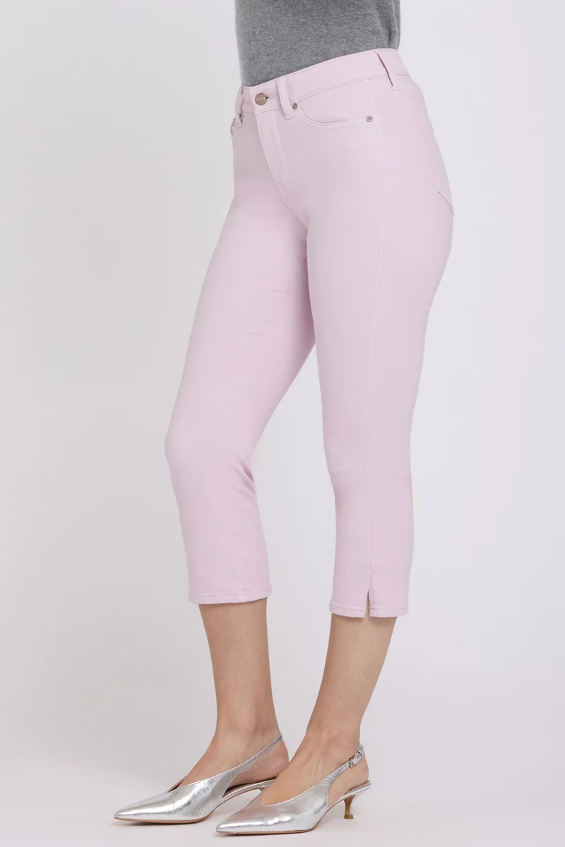 Chloe Capri Jeans In Cool Embrace® Denim | Light Lilac