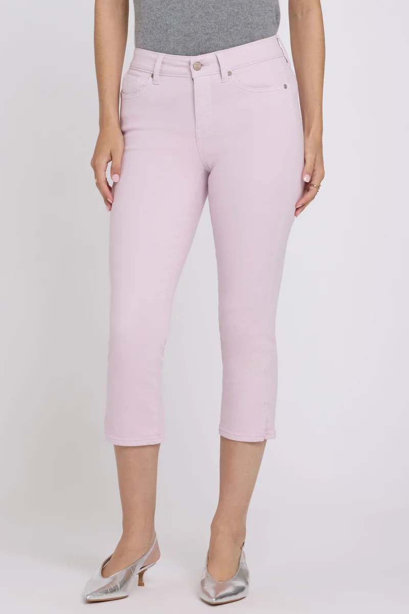 Chloe Capri Jeans In Cool Embrace® Denim | Light Lilac