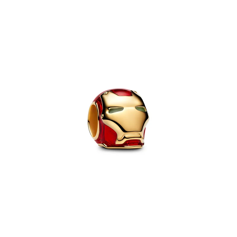 Pandora Marvel Gold Plated Iron Man Helmet Charm 764213C01