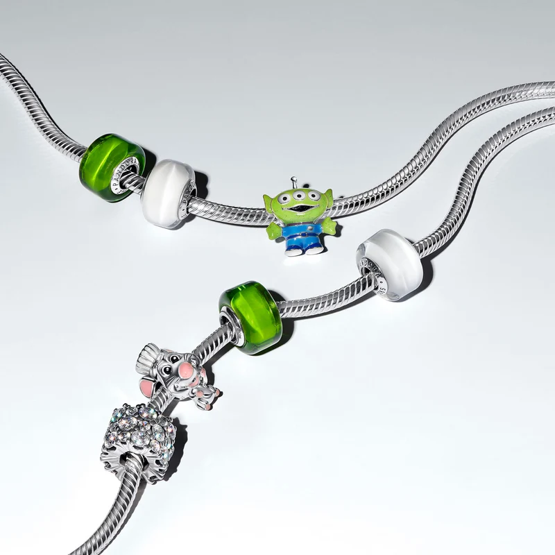 Pandora Collabs 925 Sterling Silver Disney Pixar Alien Charm 794024C01