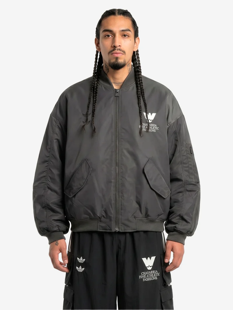 Giacca bomber grigia x Willy Chavarria