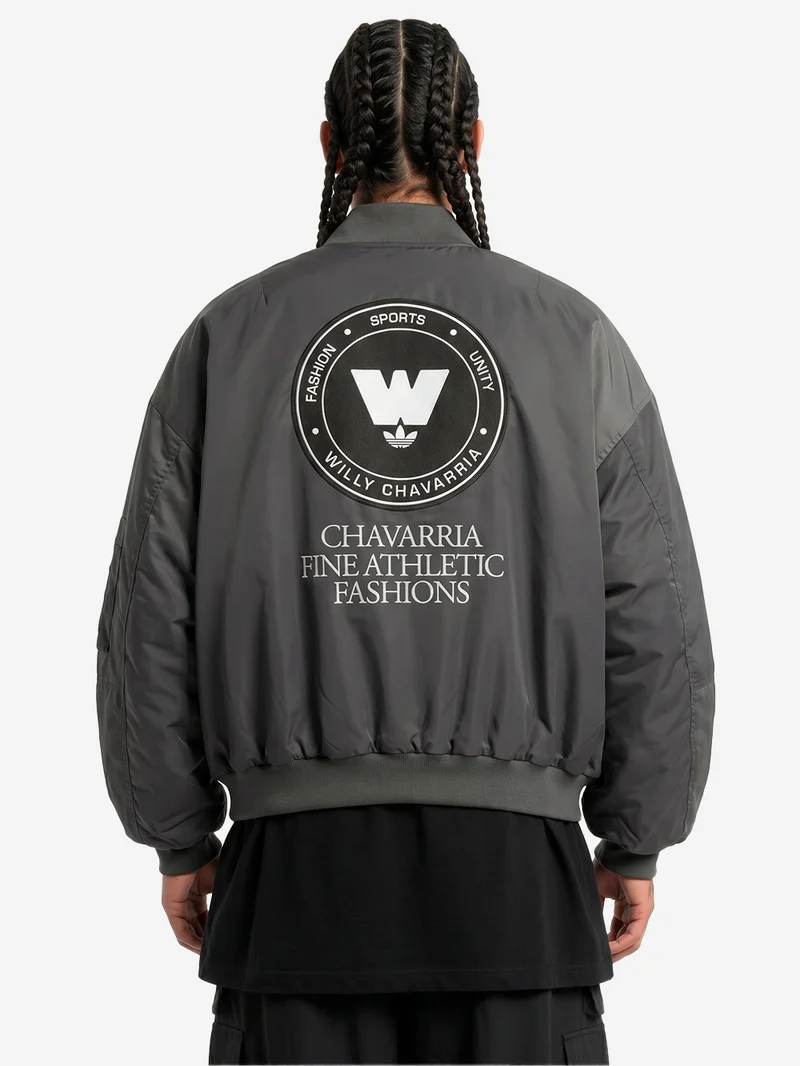 Giacca bomber grigia x Willy Chavarria
