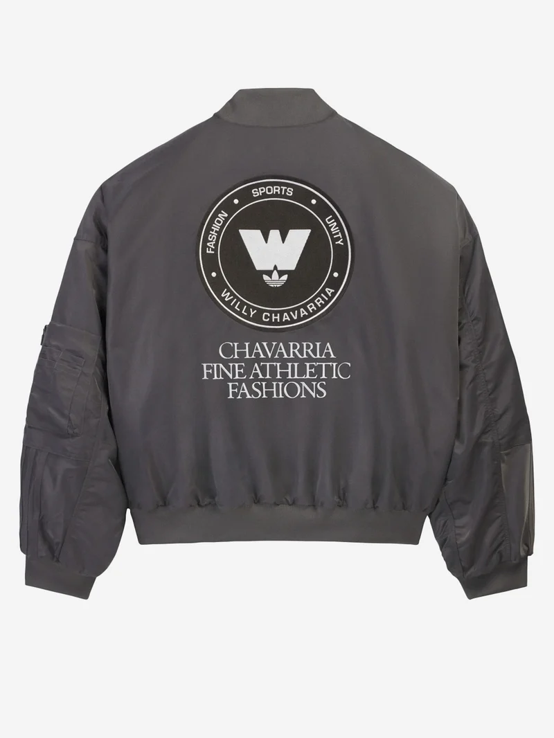 Giacca bomber grigia x Willy Chavarria