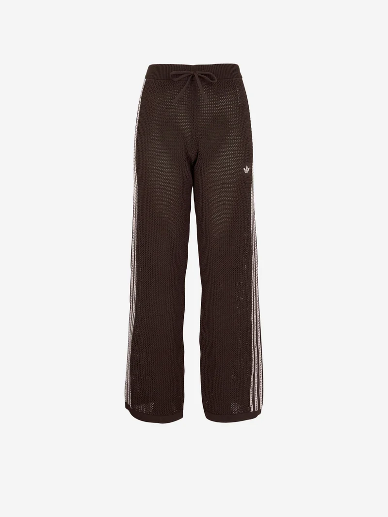Pantaloni sportivi Firebird marroni in crochet