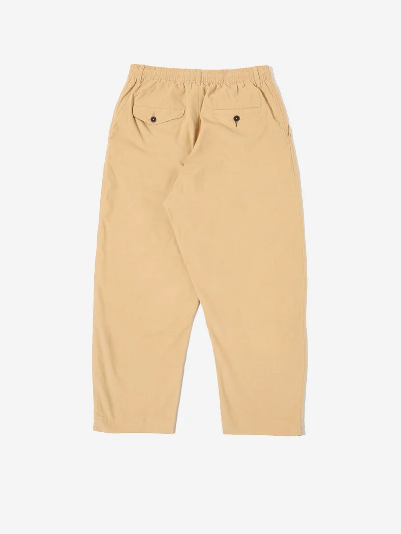 Pantaloni beige Oxford a coste