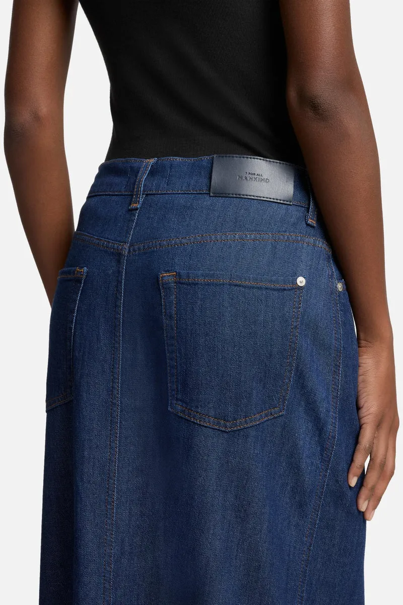 Weightless Front Slit Maxi Skirt in Halona