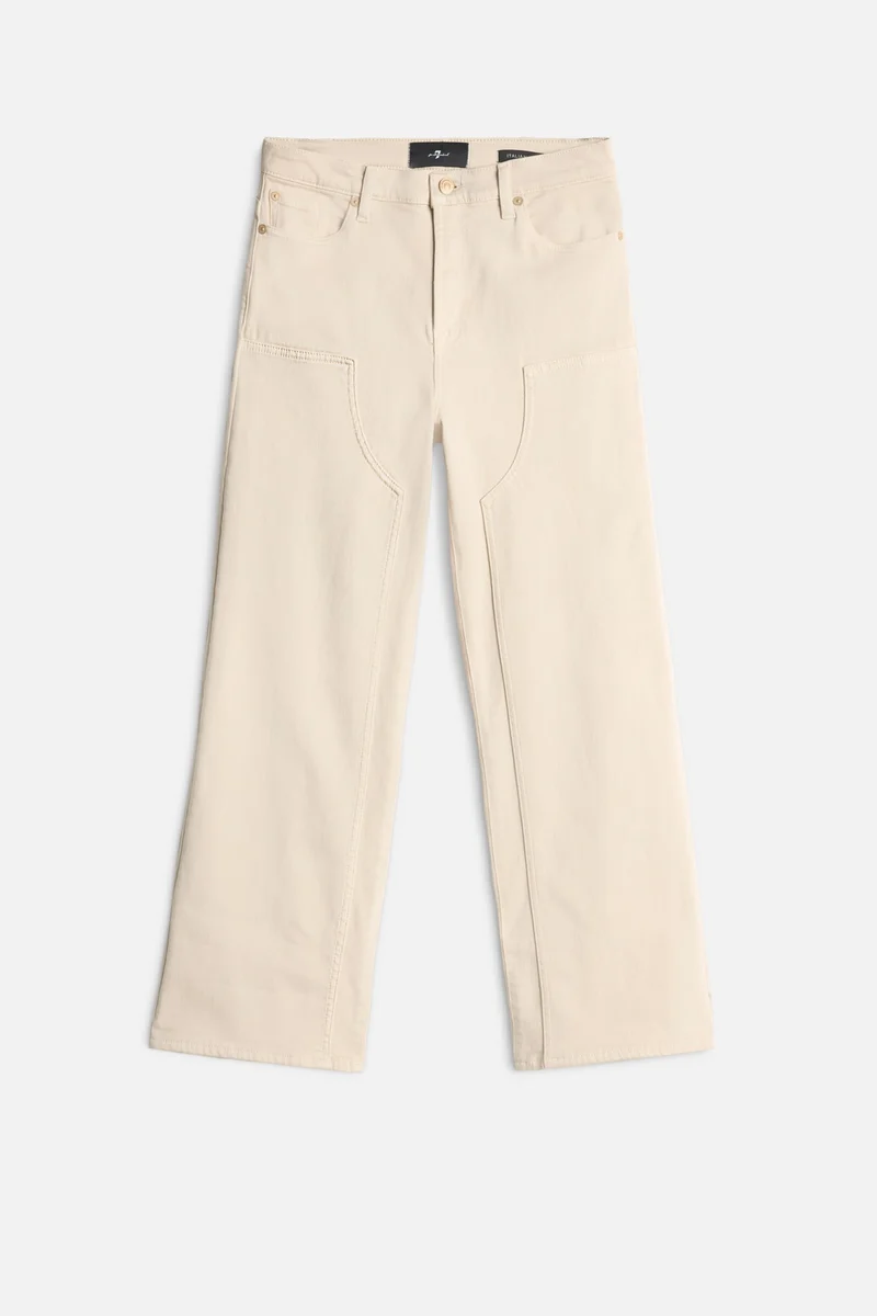 Luxe Vintage Cropped Alexa in Creme