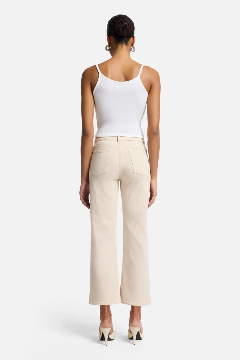 Luxe Vintage Cropped Alexa in Creme