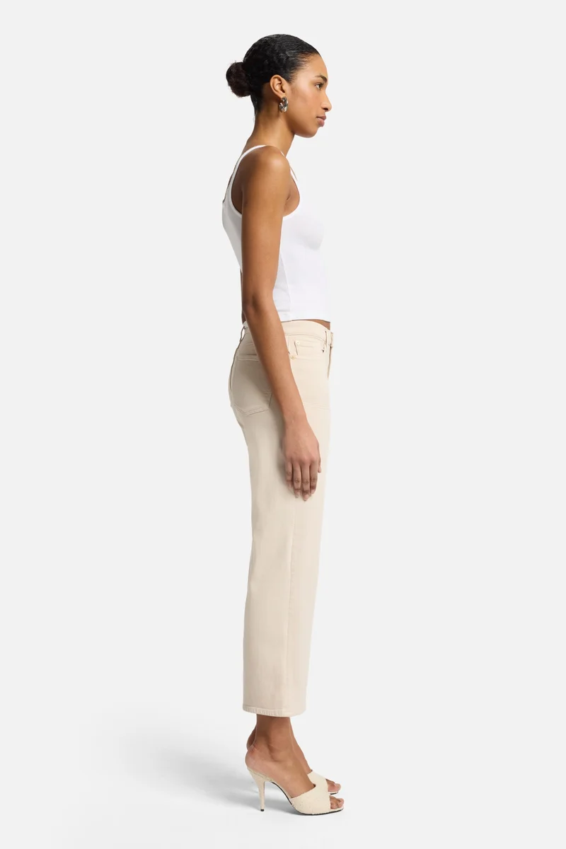 Luxe Vintage Cropped Alexa in Creme
